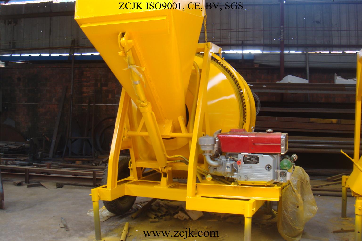 QK-300-2 Diesel Concrete Mixer realize efficient and high-quality brick production