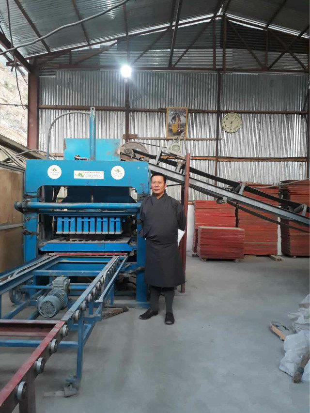 Bhutan Agent, Contact to checking block making machine