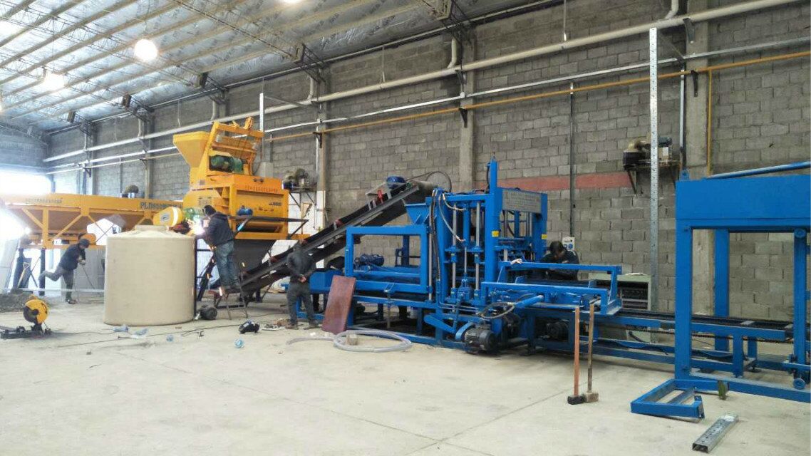 ZCJK block making machine in Argentina