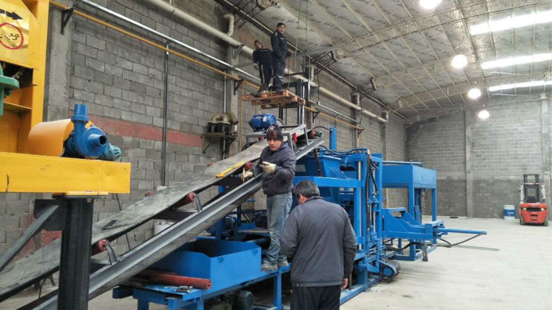 ZCJK block making machine in Argentina