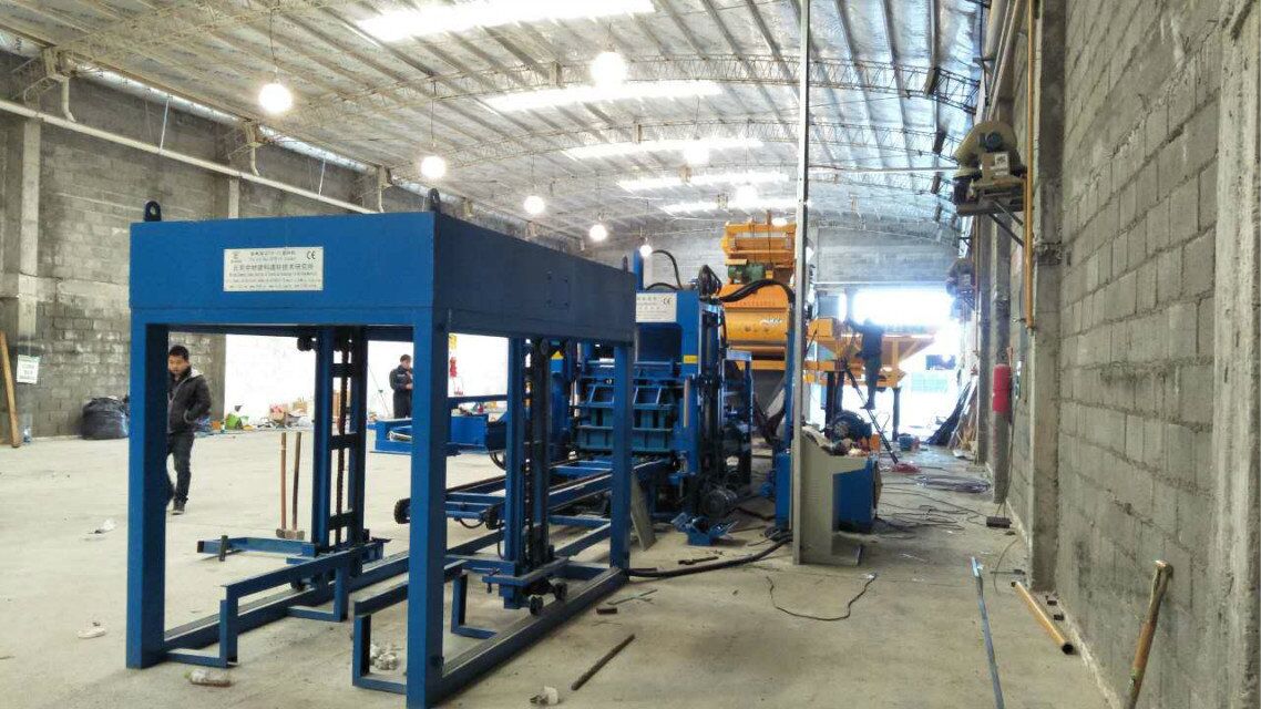 ZCJK block making machine in Argentina