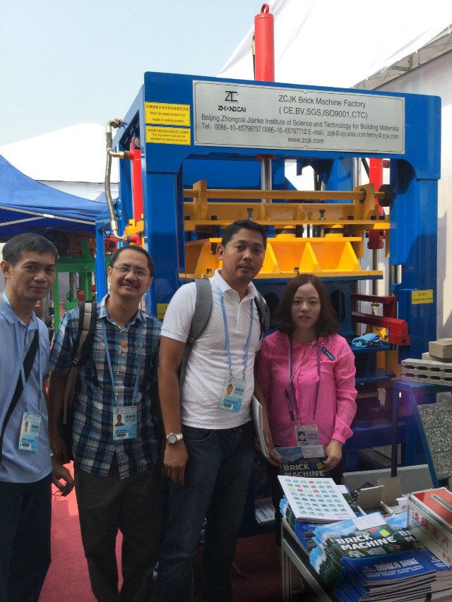 ZCJK block making machine factory attend the Canton Fair