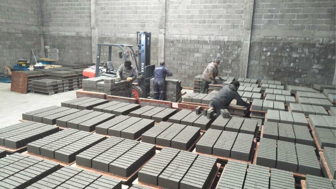 ZCJK block making machine in Argentina