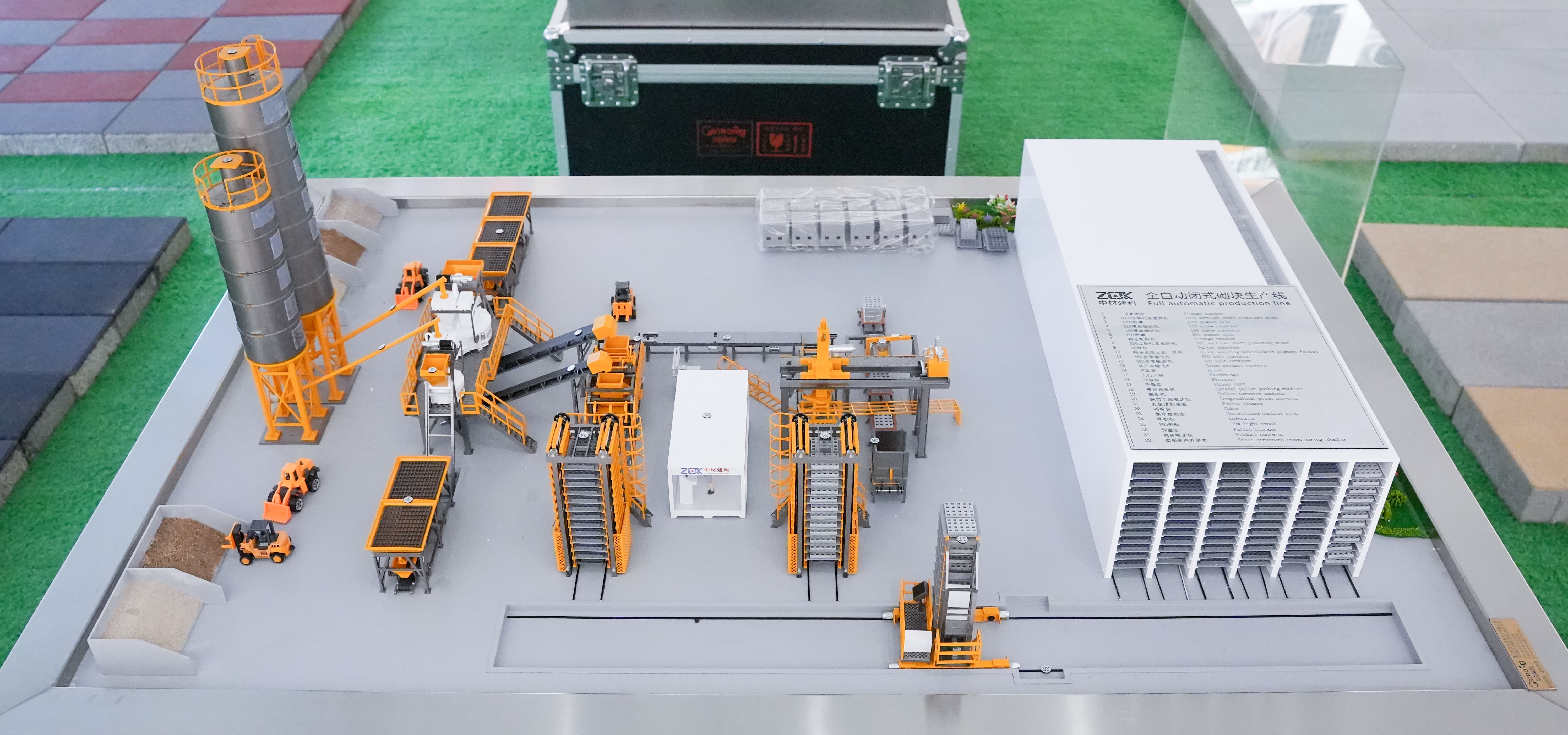 Concrete block factory layout showing production flow, curing, finished-goods storage, vehicle routes, and space for future expansion._compressed.jpg
