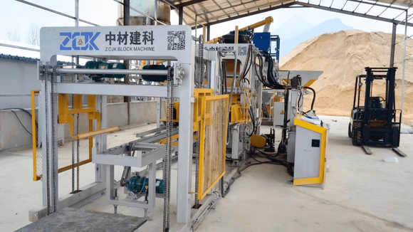 ZCJK fully automated concrete block making machine producing heavy-duty pavers in a real customer site.png
