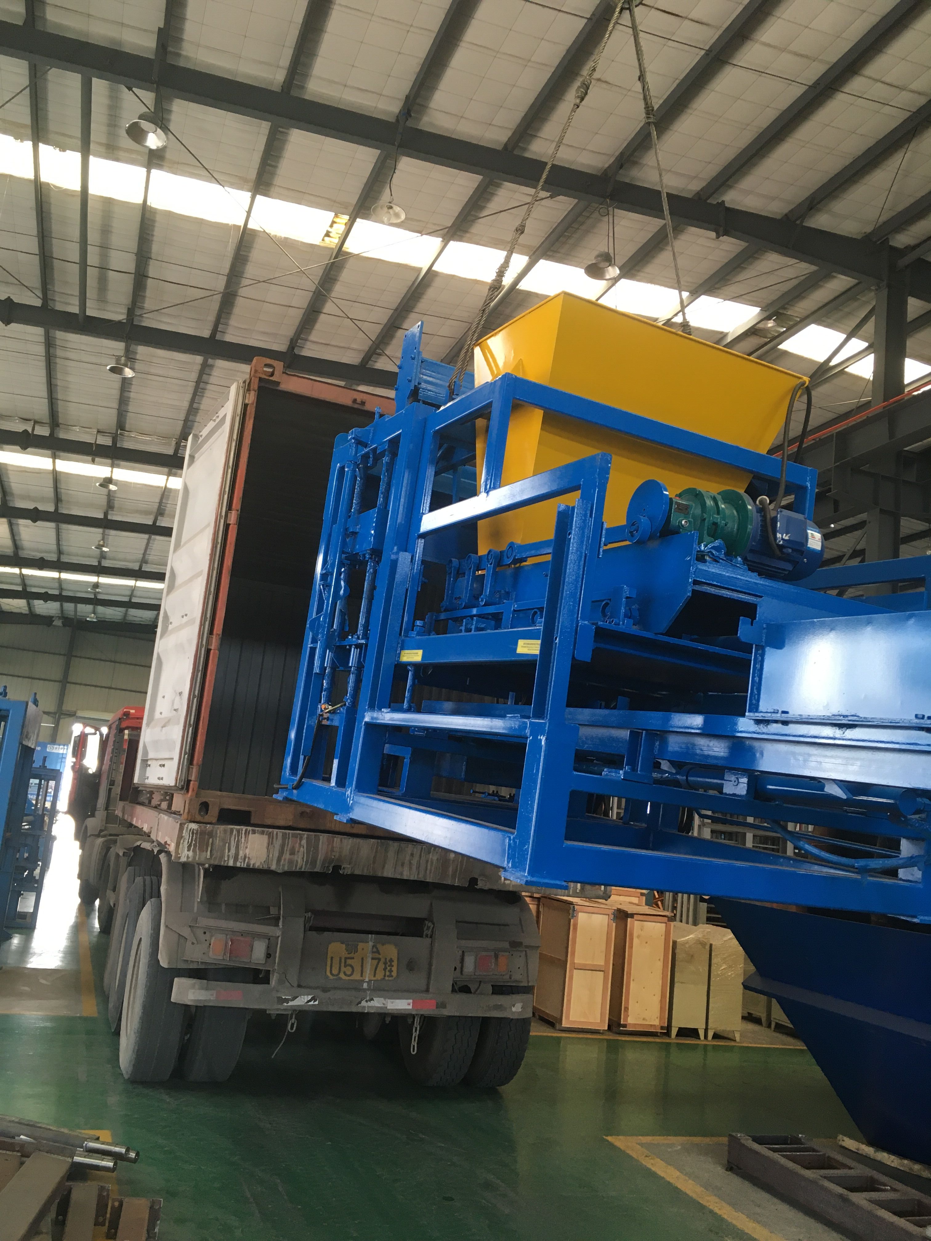 ZCJK block making machine is delivering to Malawi customer 