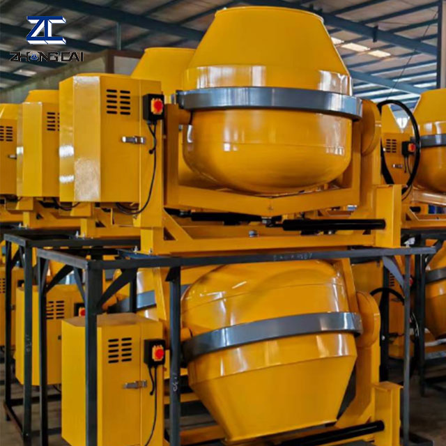 QK-300-2 Diesel Concrete Mixer realize efficient and high-quality brick production