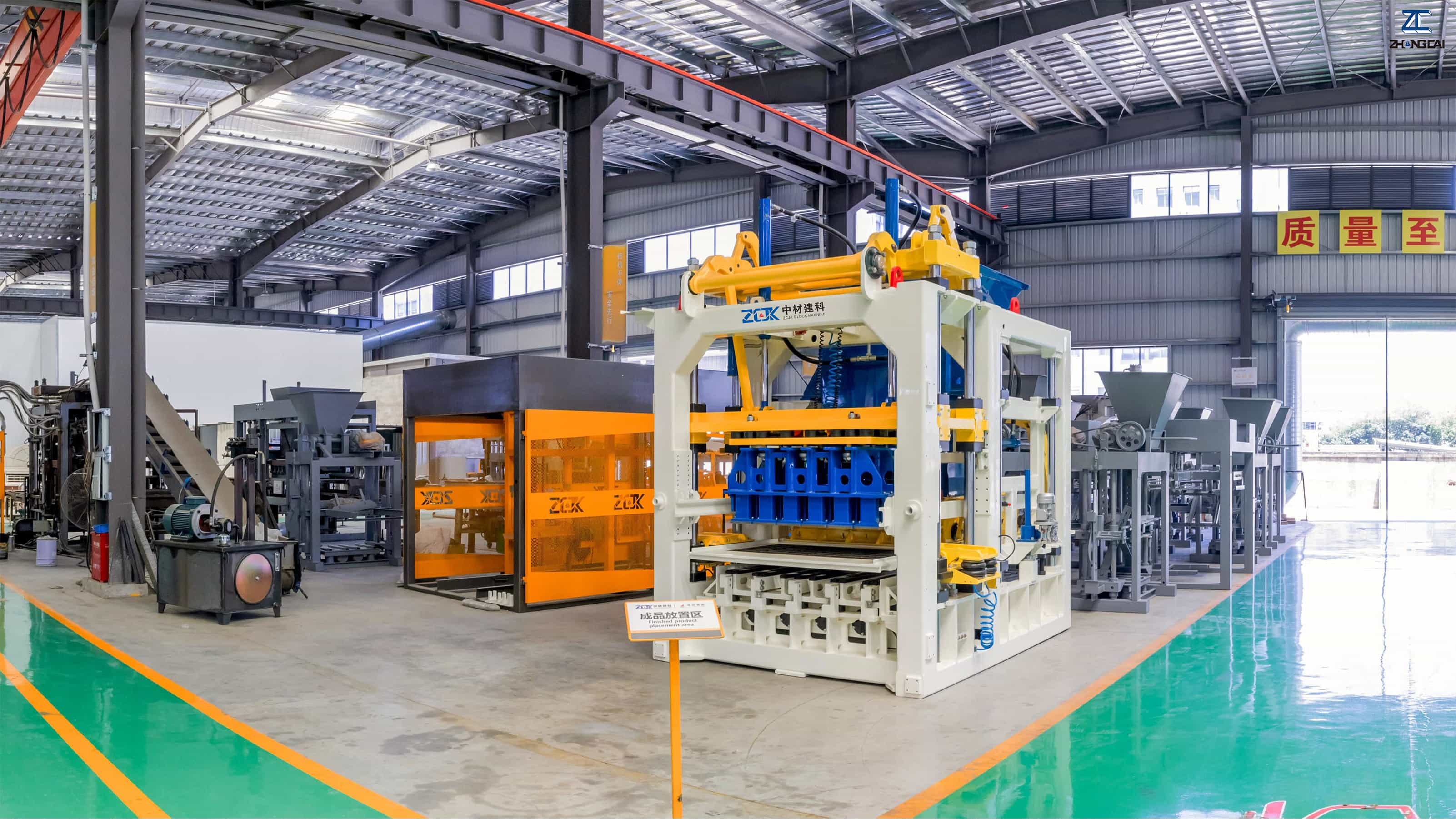 ZCJK Block Machine Factory in Fujian Quanzhou