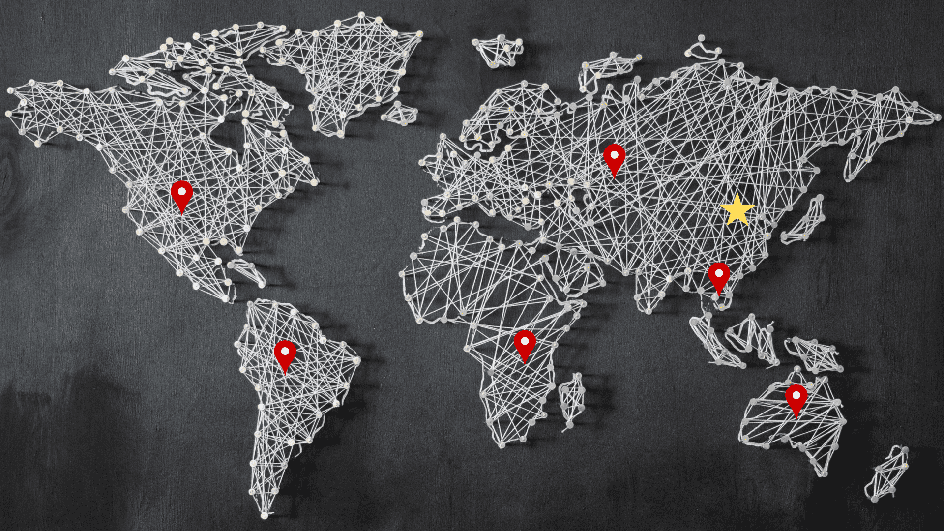 World map showing global distribution of concrete block making machines exported to over 100 countries and regions