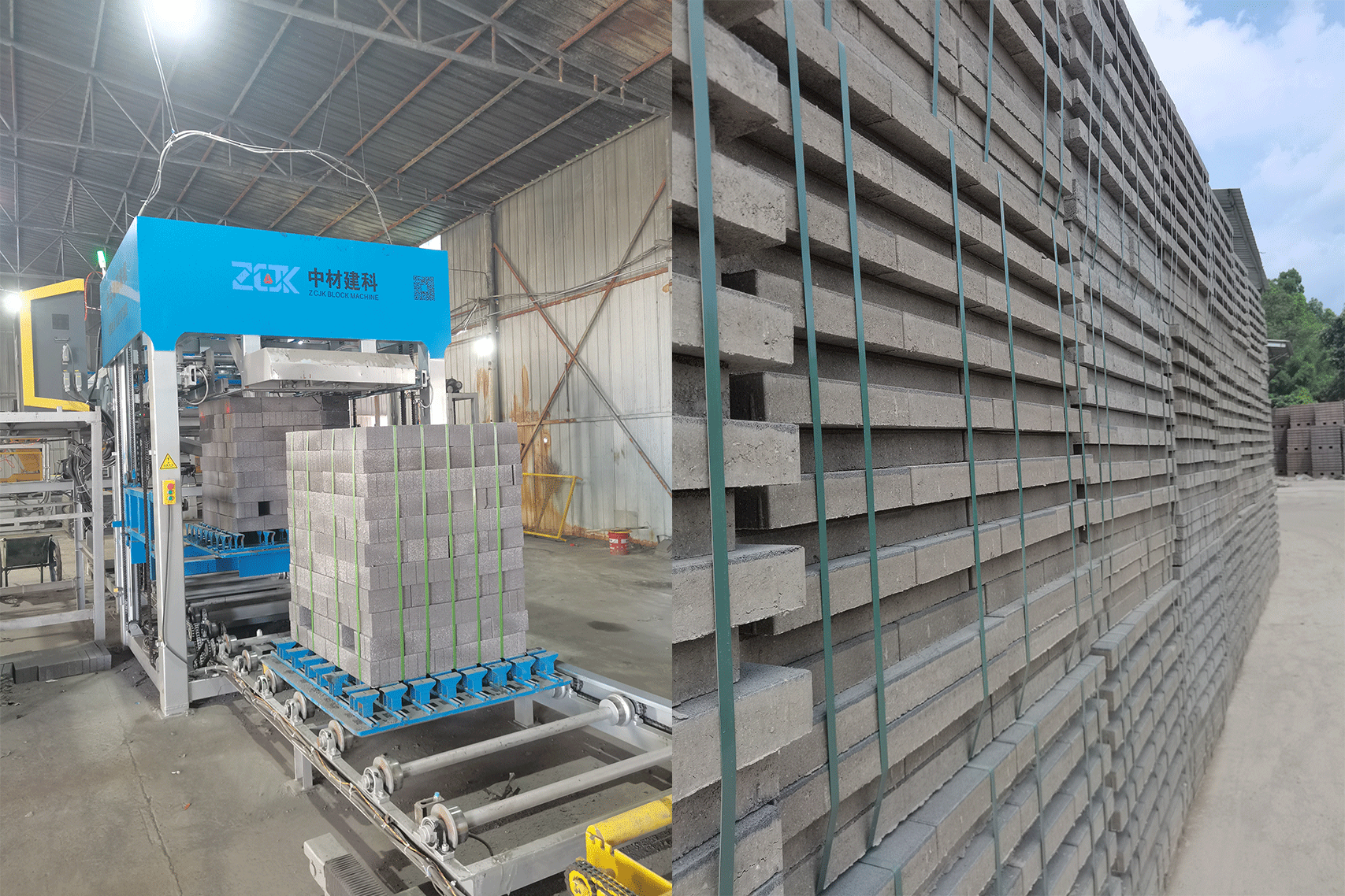 Advantages-of-Balers-for-Concrete-Block-Production-Lines