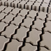 Concrete paving bricks produced by brick making machine